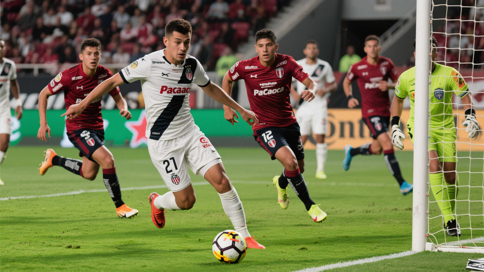 相较而言，由墨西哥劲旅帕丘卡所呈现出的强势前压策略